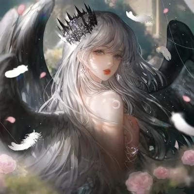 动漫头像女生组团开黑 同人不同颜色