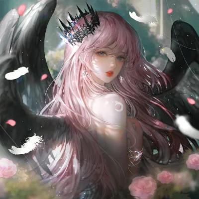 动漫头像女生组团开黑 同人不同颜色