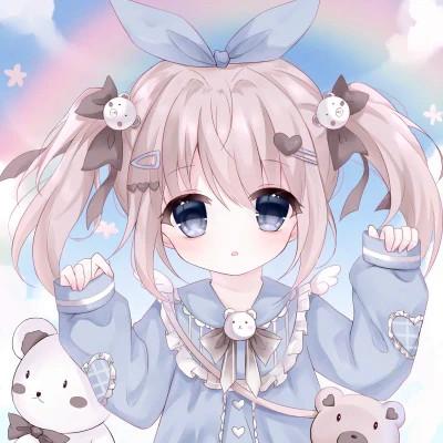 动漫少女心高清情头