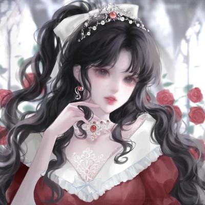 神仙颜值头像仙气手绘女生优雅