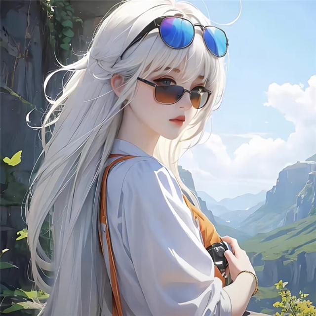 超美超飒的阳光女生动漫头像
