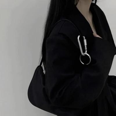 高级黑部位女生头像
