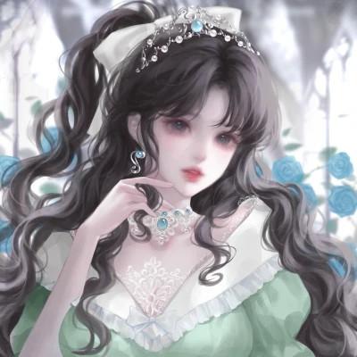 神仙颜值头像仙气手绘女生优雅