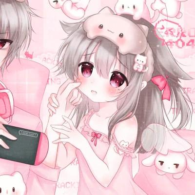 动漫少女心高清情头