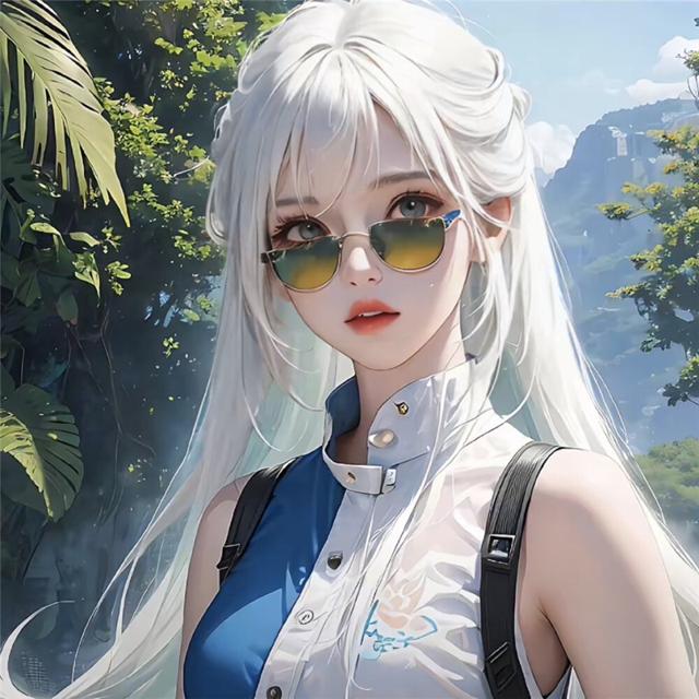 超美超飒的阳光女生动漫头像