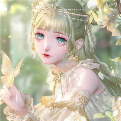 手绘动漫头像女唯美高清图片