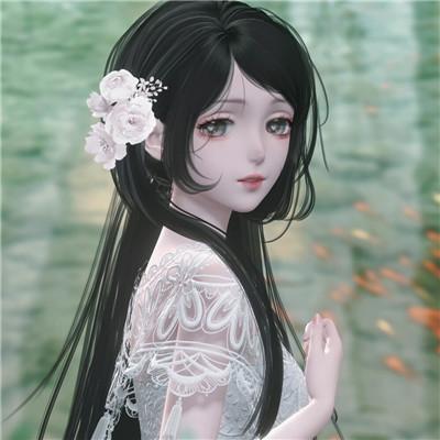 手绘动漫头像女唯美高清图片