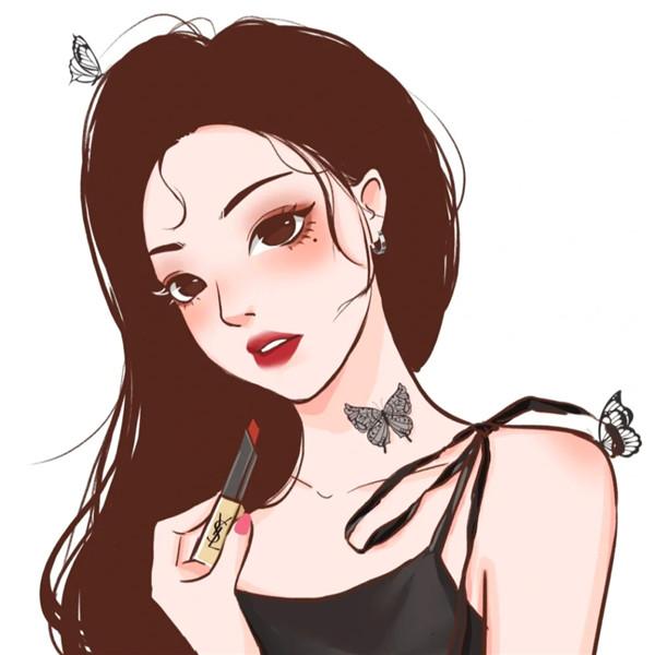 微信手绘头像图片女甜美高清