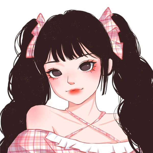 微信手绘头像图片女甜美高清