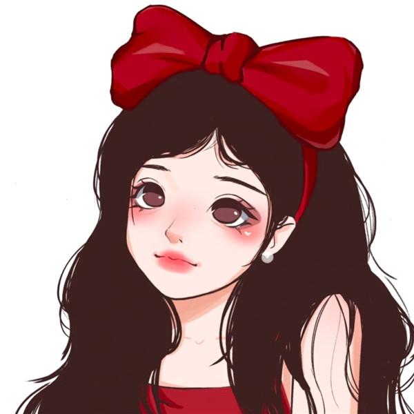 微信手绘头像图片女甜美高清