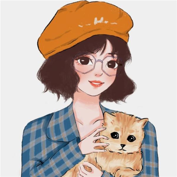 微信手绘头像图片女甜美高清
