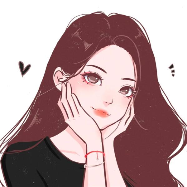 微信手绘头像图片女甜美高清