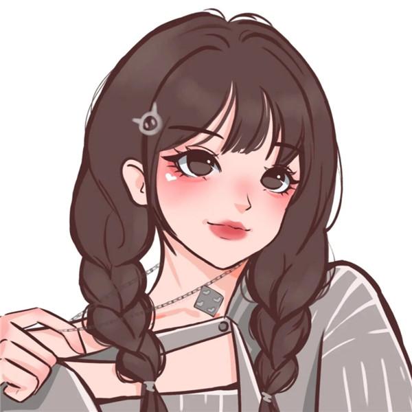 微信手绘头像图片女甜美高清