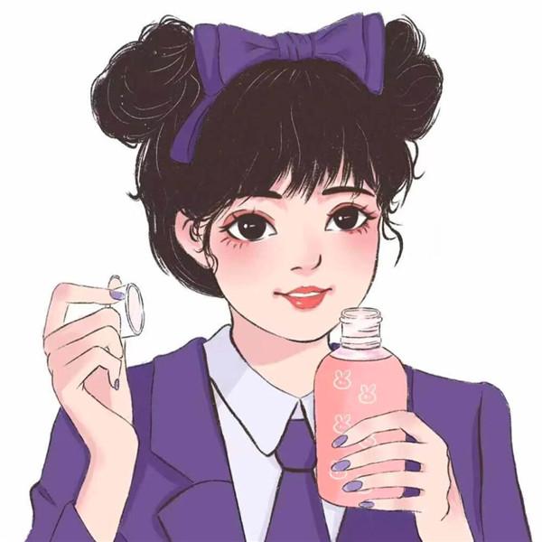 微信手绘头像图片女甜美高清
