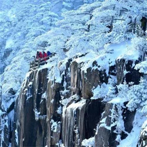 银装素裹黄山雪景风景头像图片 如仙似幻