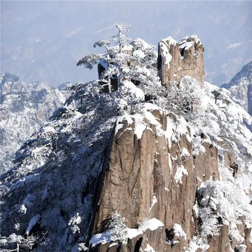 银装素裹黄山雪景风景头像图片 如仙似幻