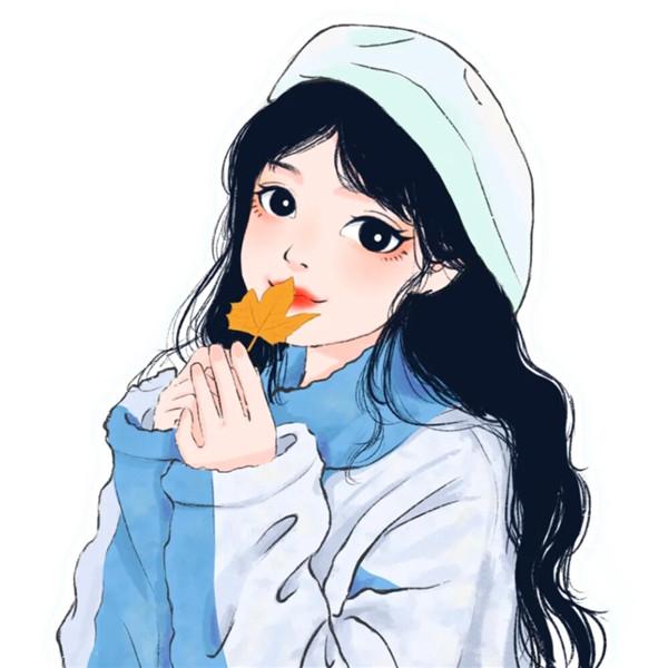 微信手绘头像图片女甜美高清