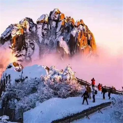 银装素裹黄山雪景风景头像图片 如仙似幻