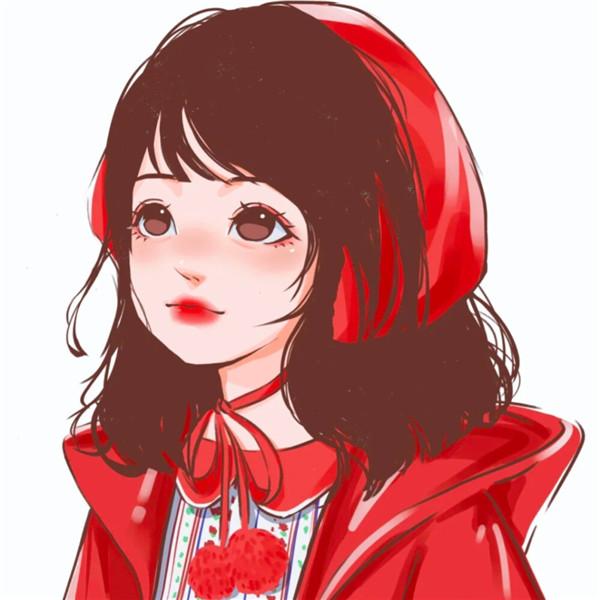 微信手绘头像图片女甜美高清