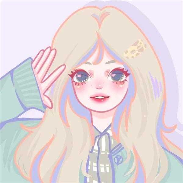 微信手绘头像图片女甜美高清