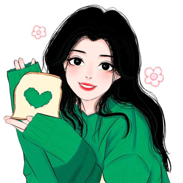 微信手绘头像图片女甜美高清