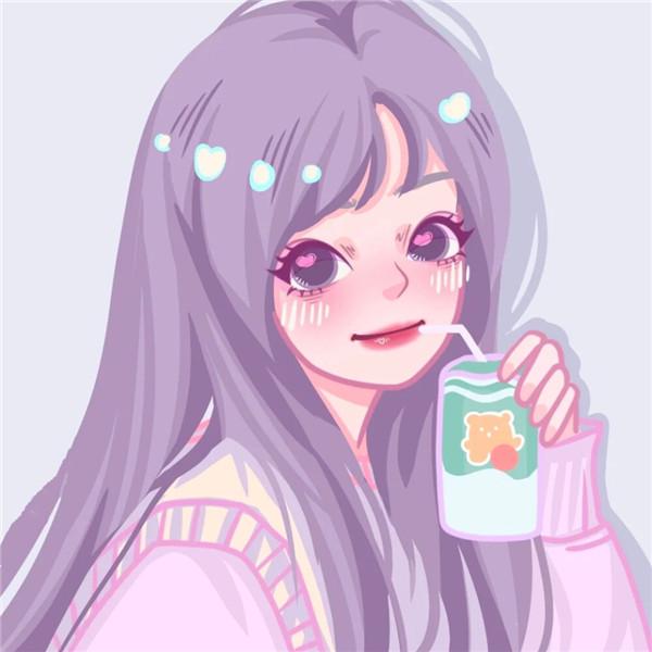 微信手绘头像图片女甜美高清