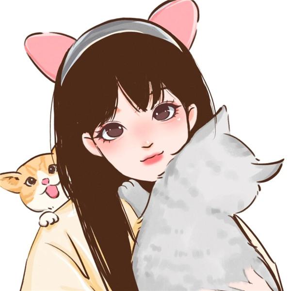 微信手绘头像图片女甜美高清