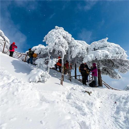 银装素裹黄山雪景风景头像图片 如仙似幻