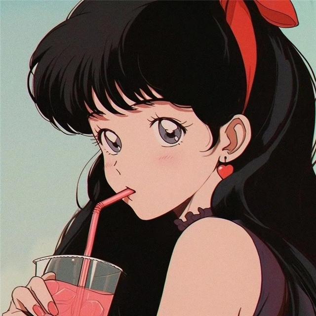 蝴蝶结长发甜酷复古风格旧漫女头