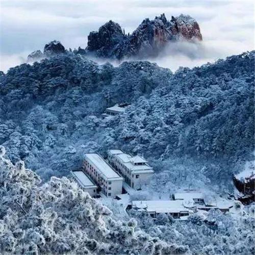 银装素裹黄山雪景风景头像图片 如仙似幻