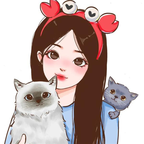 微信手绘头像图片女甜美高清