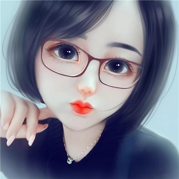 精致漫画头像手绘女生