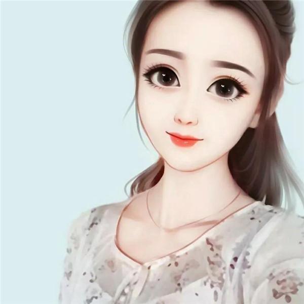 精致漫画头像手绘女生