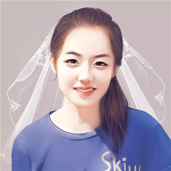 精致漫画头像手绘女生