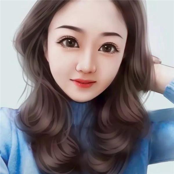 精致漫画头像手绘女生