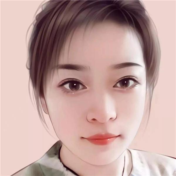精致漫画头像手绘女生
