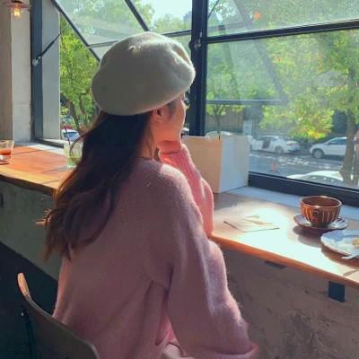 女头像真人图片背影