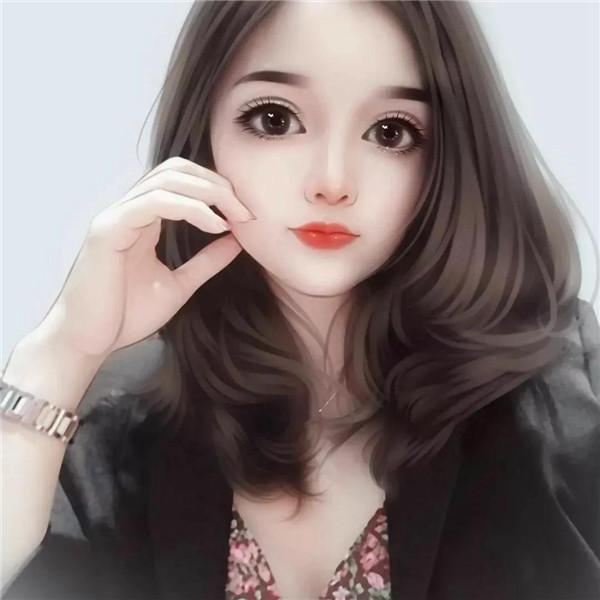 精致漫画头像手绘女生