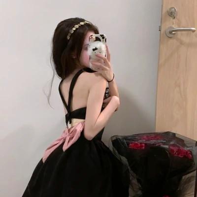女头像真人图片背影