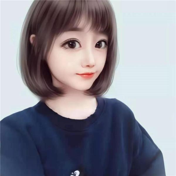 精致漫画头像手绘女生