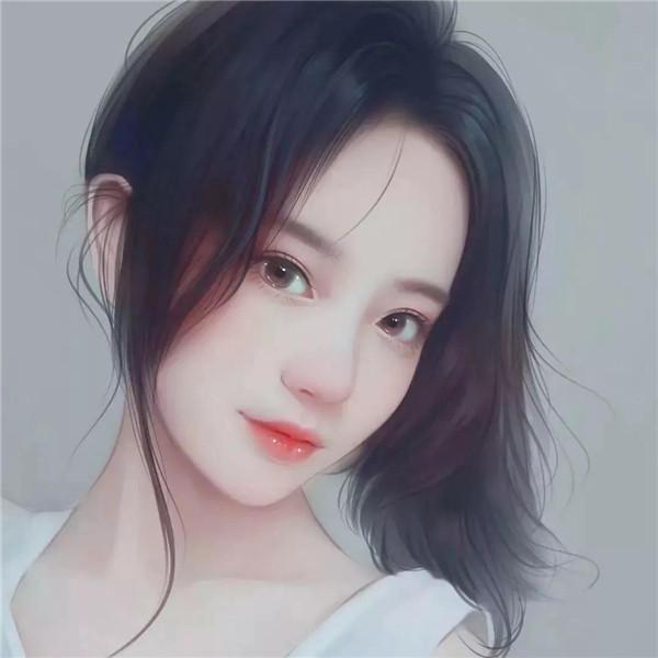 精致漫画头像手绘女生