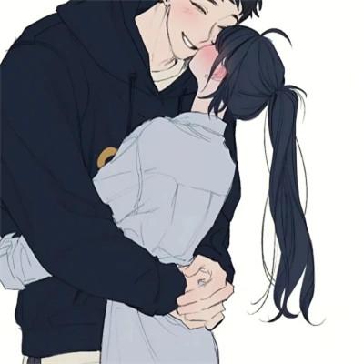 又欲又甜的情侣头像动漫一男一女