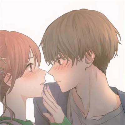 又欲又甜的情侣头像动漫一男一女