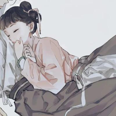 又欲又甜的情侣头像动漫一男一女