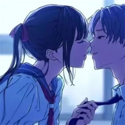 又欲又甜的情侣头像动漫一男一女