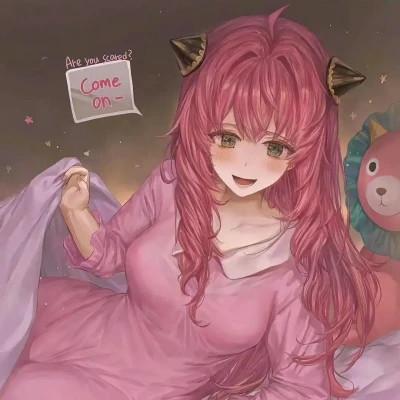 又欲又甜的情侣头像动漫一男一女
