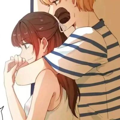 又欲又甜的情侣头像动漫一男一女