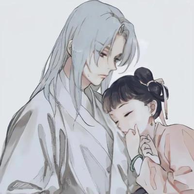 又欲又甜的情侣头像动漫一男一女
