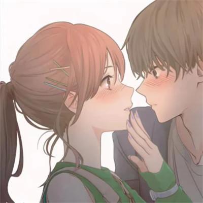 又欲又甜的情侣头像动漫一男一女