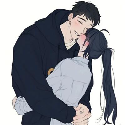 又欲又甜的情侣头像动漫一男一女